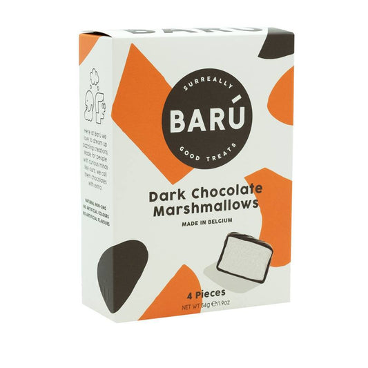 Baru marshmallows met pure chocolade