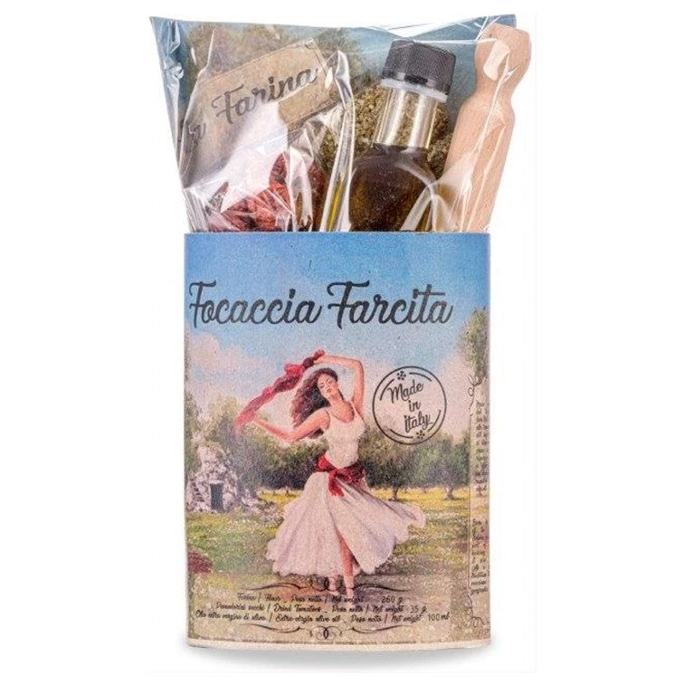 Giftset focaccia met deegrol