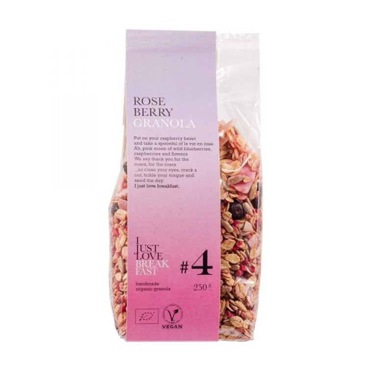 Granola rose berry