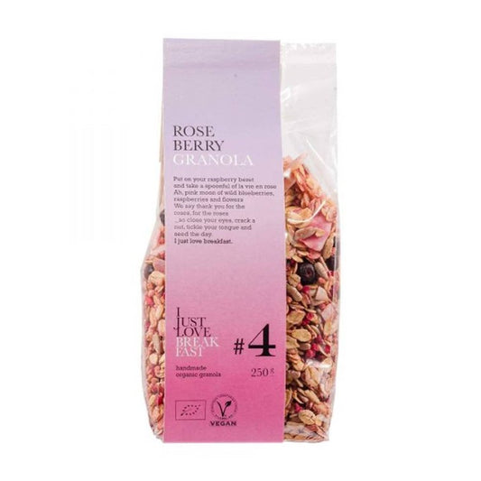 Granola rose berry