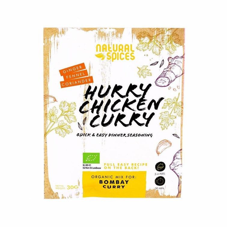 Natural spices hurry ckicken curry