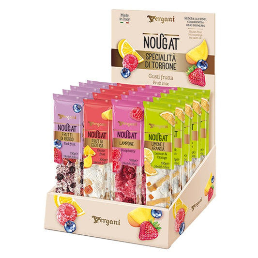 Nougat met fruit