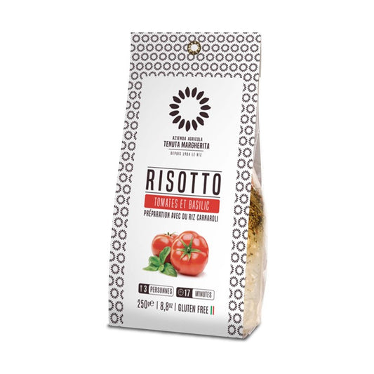 Risotto met tomaat en basilicum